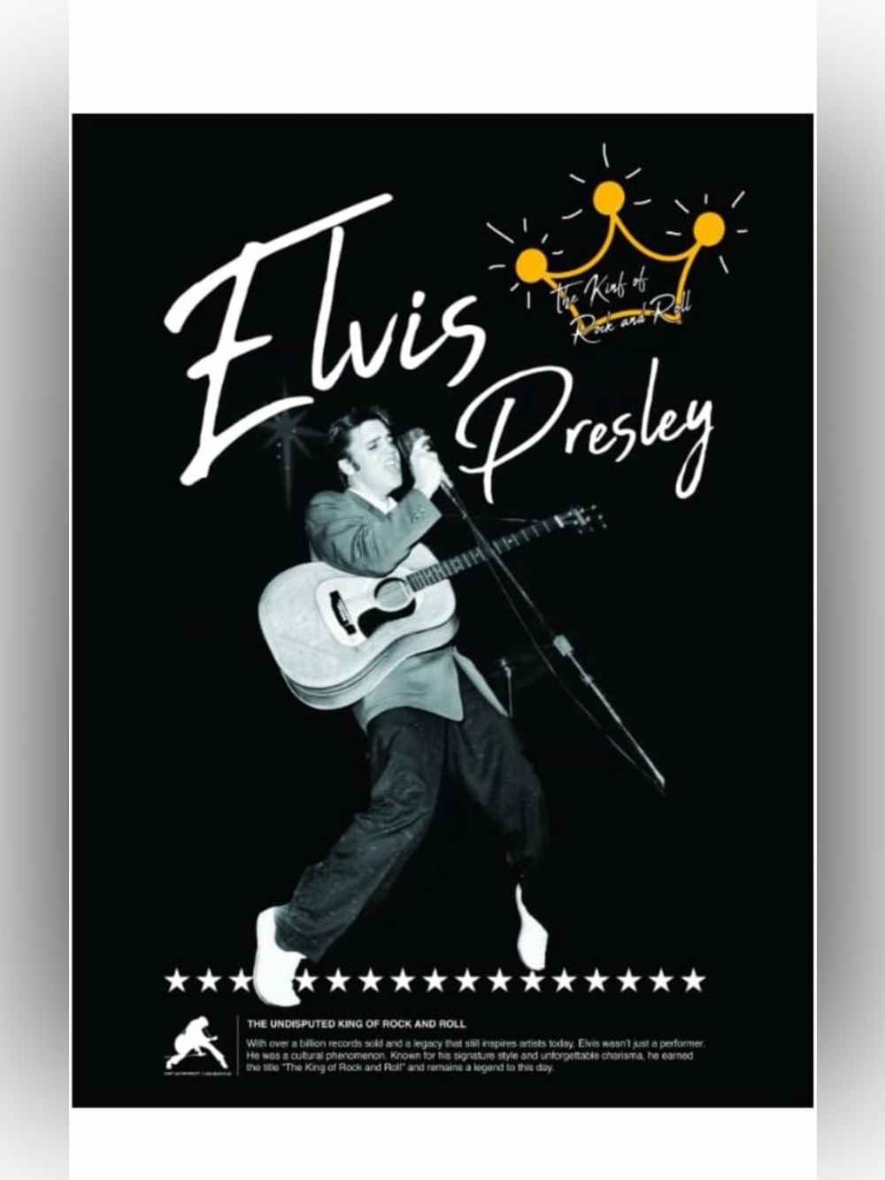 Elvis Presley Graphic Poster Print - NEW!